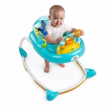 婴儿学步车防侧翻多功能车大底盘带音乐 方盘学步车