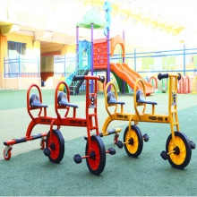 幼儿园儿童三轮车双人幼教三轮车户外运动儿童三轮车踩踏车