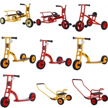 幼儿园儿童三轮车双人幼教三轮车户外运动儿童三轮车踩踏车