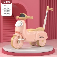 新品儿童三轮车宝宝脚踏车灯光音乐轻便婴幼儿手推溜溜滑行车