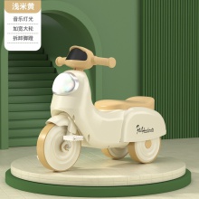 新品儿童三轮车宝宝脚踏车灯光音乐轻便婴幼儿手推溜溜滑行车