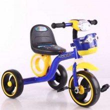 儿童三轮车脚踏车 1-2-3-5岁宝宝自行车 带框玩具车 头灯三轮车