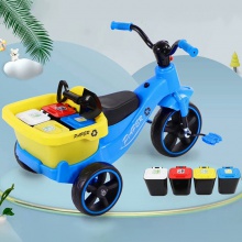 儿童三轮车脚踏单车三轮车环卫车2-4-6-9儿童脚踏自行车