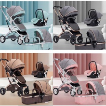 高景观婴儿推车可坐可躺可换向外出溜娃神器双向减震宝宝推车