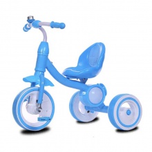 钢简单婴儿三轮车与LED灯单座三轮车儿童三轮自行车