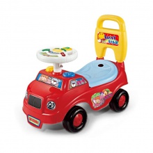 好看又有汽车风格的玩具 为宝宝送礼用音乐PP材质组装的儿童秋千车