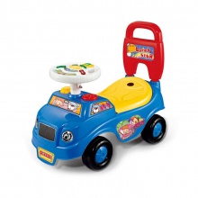 好看又有汽车风格的玩具 为宝宝送礼用音乐PP材质组装的儿童秋千车