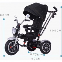 新骑在玩具风格的三轮车与音乐和LED灯的儿童/婴儿三轮车