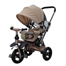 儿童三轮自行车婴儿背带三轮车/带顶棚的漂亮儿童三轮车/婴儿三轮车360度旋转座椅