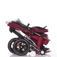 儿童三轮自行车婴儿背带三轮车/带顶棚的漂亮儿童三轮车/婴儿三轮车360度旋转座椅