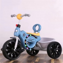 音乐灯光儿童三轮车1-5岁三轮脚踏车简易小孩男女异形三轮车
