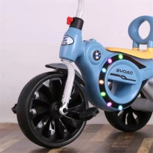 音乐灯光儿童三轮车1-5岁三轮脚踏车简易小孩男女异形三轮车