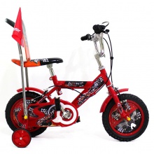 3合1幼儿折叠自行车1-4岁的孩子粉红色自行车与辅助轮