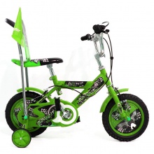 3合1幼儿折叠自行车1-4岁的孩子粉红色自行车与辅助轮