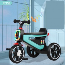 新款儿童三轮车 轻便折叠宝宝脚踏车儿童益智玩具异形三轮车