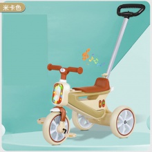 新款儿童三轮车 轻便折叠宝宝脚踏车儿童益智玩具异形三轮车