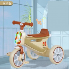 新款儿童三轮车 轻便折叠宝宝脚踏车儿童益智玩具异形三轮车