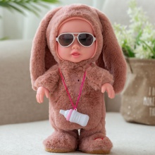 毛绒电动玩具吃奶瓶洋娃娃会唱歌走路说话学舌女孩1-3岁儿童玩具