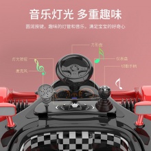 婴儿学步车 防O型腿宝宝助步车 益智灯光音乐三合一学步车