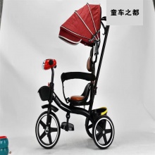 儿童三轮车·脚踏车男女宝宝手推车婴儿带遮阳推车1-3-6岁小孩单