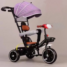 儿童三轮车·脚踏车男女宝宝手推车婴儿带遮阳推车1-3-6岁小孩单