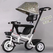 大号软座儿童三轮车脚踏车1-3-5岁轻便婴儿推车自行车宝宝单车