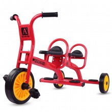 幼儿园儿童三轮车可带人小孩脚蹬三轮车幼教儿童二轮平衡车防侧翻