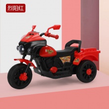 儿童电动玩具摩托车可充电双驱小孩电动玩具车可坐人男孩女孩童车