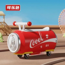 儿童玩具易拉罐滑行车学步车助步车推把可坐可乐雪碧芬达