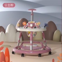 儿童学步车多功能学步车宝宝早教学习桌一车多用助步车音乐学步车