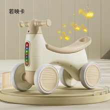 儿童平衡车1一3岁玩具婴儿男女小孩四轮溜溜学步滑步车宝宝滑行车