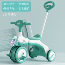 新款手推车儿童三轮车2-5岁男孩女孩可脚蹬宝宝平衡车学步溜溜车
