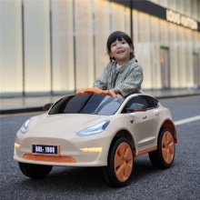 新款儿童可爱电动车四轮汽车带遥控宝宝玩具车充电可坐人摇摇童车