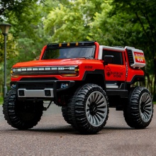 儿童电动车四轮越野汽车可坐人婴儿四驱带遥控童车男女小孩玩具车