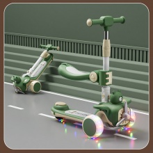 新款儿童滑板车男女宝宝多功能玩具车带音乐灯光折叠座椅滑滑车小