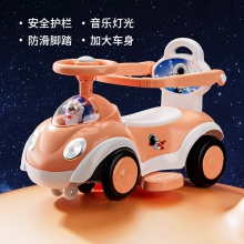 儿童滑行车带音乐扭扭车 1-3岁宝宝溜溜车手推学步玩具车可坐人