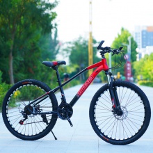 山地车自行车20/22/24/26寸碟刹变速学生单车一体轮减震山地车