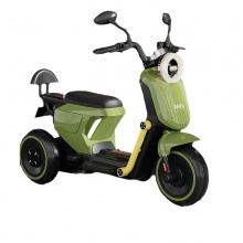 儿童电动摩托车三轮车可坐人男女孩宝宝车小孩充电遥控双人玩具车