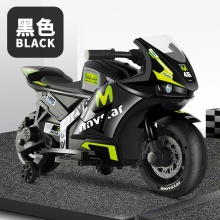 男童电动摩托车带辅轮 8岁以上电瓶车 带灯语音儿童电动摩托车