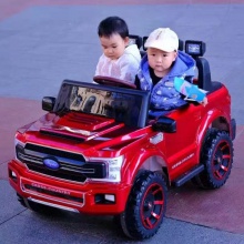 童车皮卡大车身轮四驱四轮越野车男女宝宝可坐人儿童电动汽车