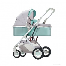 婴儿童四轮推车宝宝伞车可坐躺折叠轻便四季纱网避震刹车