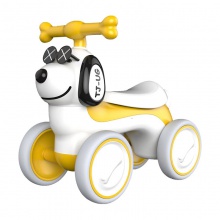 儿童滑行车无脚踏平衡车小狗四轮幼儿小孩扭扭车音乐灯光