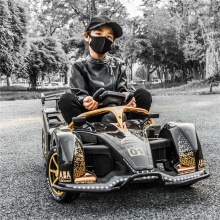 新款卡丁车儿童电动车漂移赛车小孩成人可坐小童网红玩具车