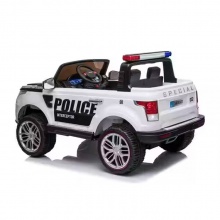 新款酷炫电动警察12v越野车 带遥控器 适合大孩子乘坐汽车玩具