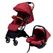 轻便新生婴儿推车折叠可躺可坐简易车载提篮式安全座椅四三合一体
