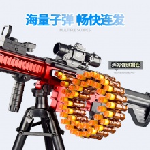 玩具突击仿真冲锋步枪加特林儿童软弹枪m416电动连发手自一体男孩