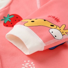 婴儿连体衣加绒秋冬无骨爬服牛奶丝宝宝连身衣新童装哈衣