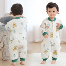 保暖宝宝爬服春秋无骨棉新生儿衣服哈衣薄棉婴儿连体衣