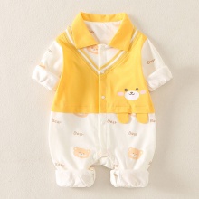 新生婴儿儿衣服春装外套男宝宝超萌爬爬服哈衣春季外出连体衣春秋