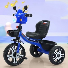 儿童脚踏三轮车带后兜小孩脚踏自行车遛娃小孩三轮自行车婴儿童车